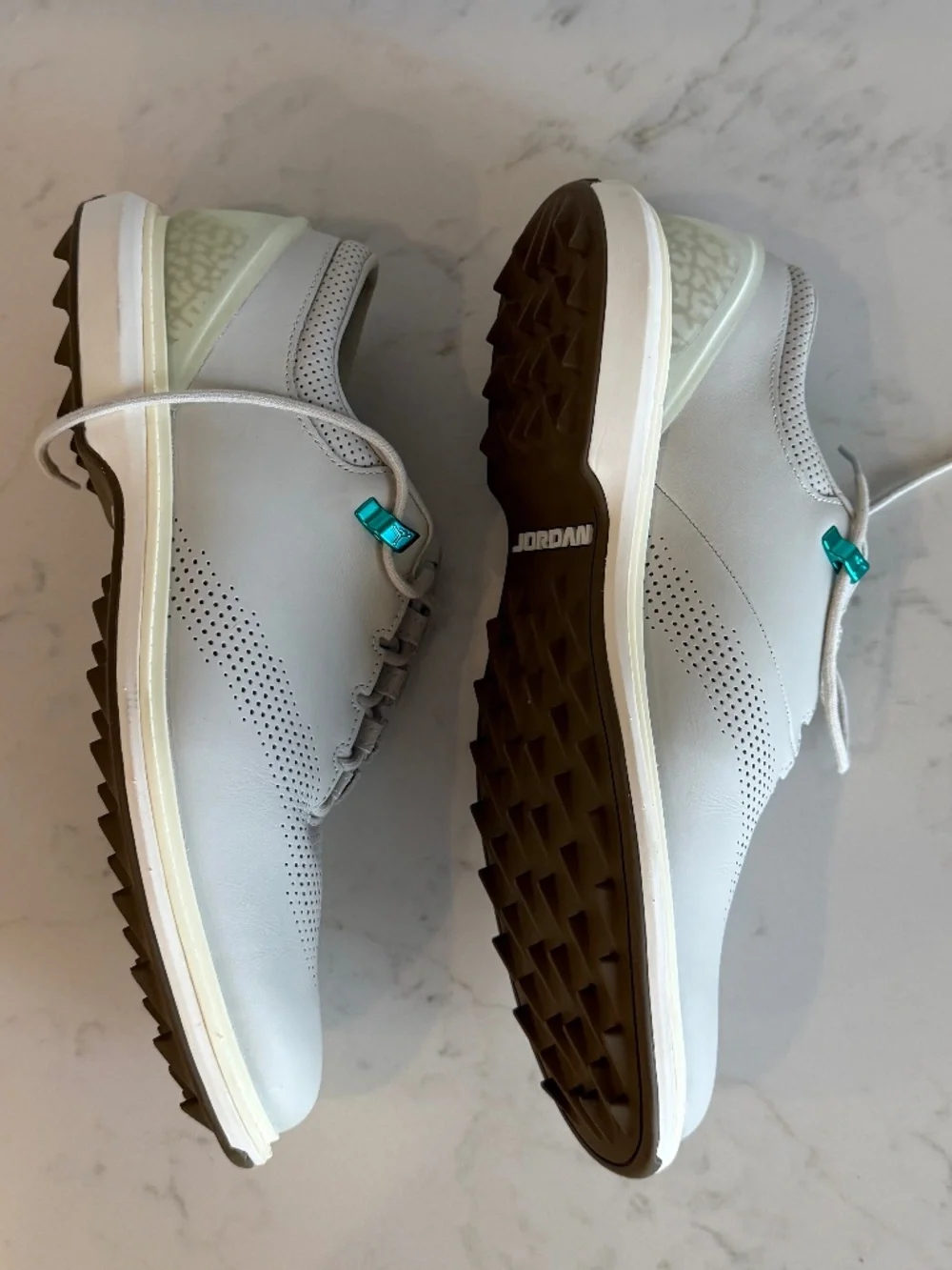 Nike Air Jordan ADG 4 Grey Fog White Cement GOLF SHOES | Mens Size 9.5
